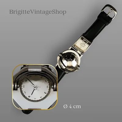 Hi-Tek Kompass-Armbanduhr mit Klappdeckel, Alexander Design London